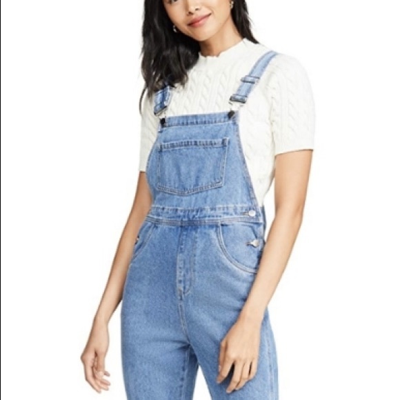 We wore what denim overalls - Picture 4 of 4